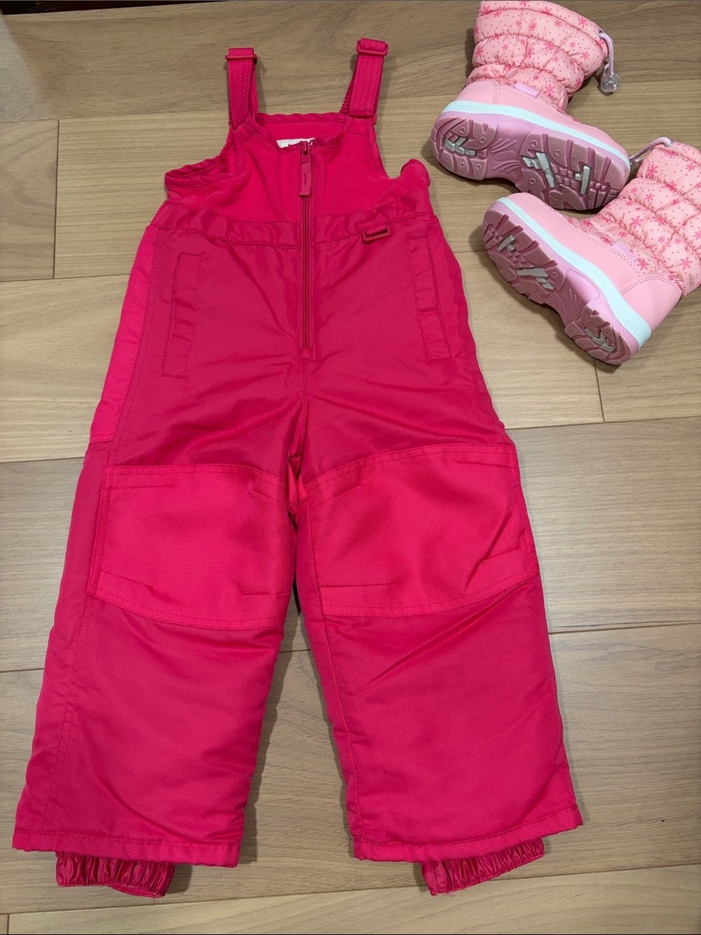 EUC Girls 3T Snow Bibs and Boots